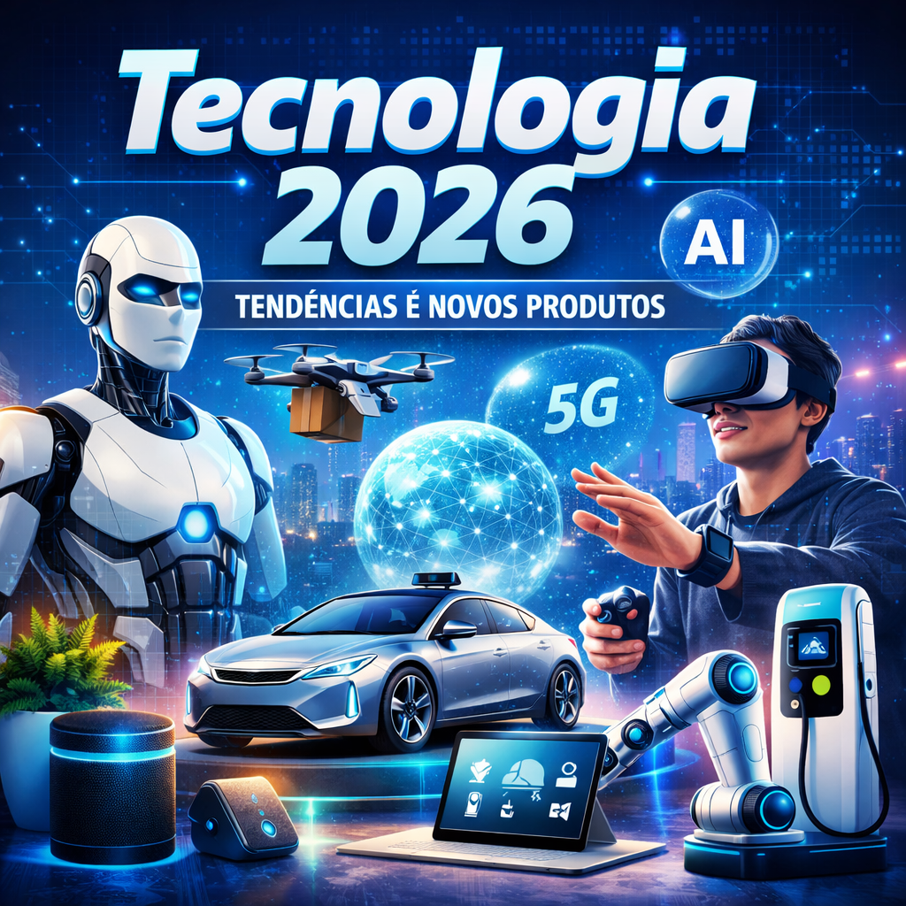 Tecnologia 2026: tendências tecnológicas e novos produtos que devem transformar o futuro