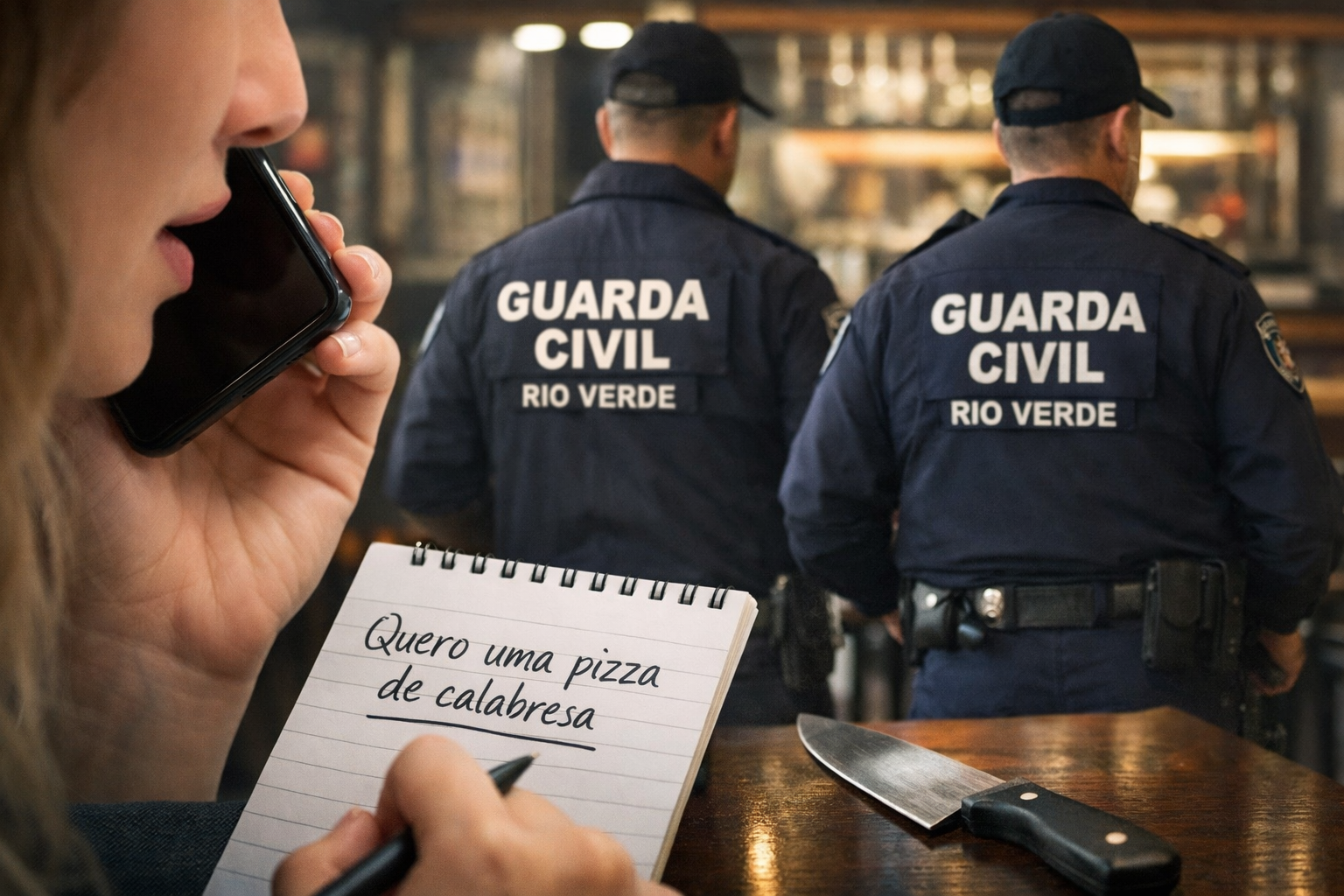 Mulher liga para GCM de Rio Verde pedindo “pizza de calabresa” para denunciar ameaça do companheiro