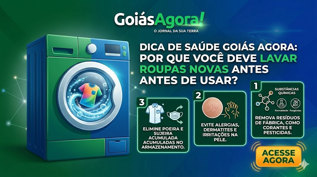 Perigo Invisível: Por que você nunca deve usar roupas novas sem lavar